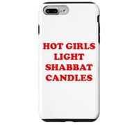 Hot Girls Light Shabbat Candles Good Shabbos Challah Shalom Case for iPhone 7 Plus/8 Plus