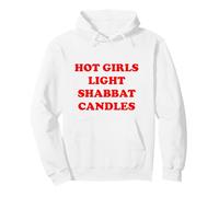 Hot Girls Light Shabbat Candles Good Shabbos Challah Shalom Pullover Hoodie