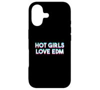 Hot Girls Love EDM Techno Music Festival Glitchy Case for iPhone 17