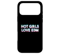 Hot Girls Love EDM Techno Music Festival Glitchy Case for iPhone 17 Pro Max