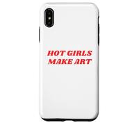 Hot Girls Make Art Funny Creative Artist Painter Aesthetic Case for iPhone XS Max