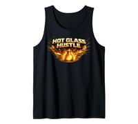 Hot Glass Hustle Glassblowing Glass Blower Art Shirt Tank Top