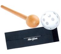 Hot Glove Mallet and Glove Wrap Bundle, 3 Piece Set for Glove Break-In, Black