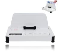 Hot Glue Binding Machine - Automatic Adhesive Tool with Three Temperature Settings for 50mm Binding Thickness, Includes Adhesive Sheets for Secure Document Binding