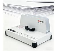 Hot Glue Binding Machine, Electric Thermal Binder with Auto Power-Off, Ceramic Heating, 3-Min Preheat for DIY Journals & A4 Documents