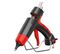 Hot Glue Gun, 300w Hot Melt Glue Gun Digital Display Temperature Adjustable Copper Nozzle Use 11 Mm Glue Pens Home DIY Tool Thermo Glue Gun for DIY Craft Projects and Home Quick Repairs(300W-Switch-R,