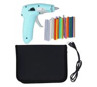 Hot Glue Gun, Mini Cordless Hot Melt Glue Gun with Stand, Fast Preheating Glue Gun Kit with 30 Pcs Craft Glue Sticks & Carrying Case, Built in 2200 MAh Battery for DIY Craft Gift