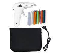 Hot Glue Gun, Mini Cordless Hot Melt Glue Gun with Stand, Fast Preheating Glue Gun Kit with 30 Pcs Craft Glue Sticks & Carrying Case, Built in 2200 MAh Battery for DIY Craft Gift