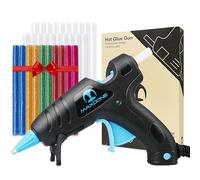 Hot Glue Gun, Mini Fireproof Hot Glue Gun for Crafting with 30pcs Glue Sticks Fabric Glue Guns Fireproof for DIY Handicrafts and Repair