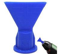 Hot Glue Nozzles Flat Wave Pattern Nozzle 14.5mm Screw Thread Window Glass Guide for Melting