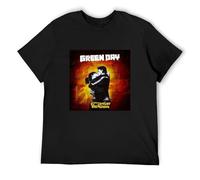 Hot Green Day 21st Century Breakdown Album T-shirtVtg Green Day Shirt DA06181 T-Shirt Black M
