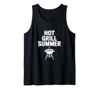 Hot Grill Summer BBQ Lover Foodie Tank Top