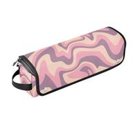 Hot Hair Tools Travel Bag 1970 Wavy Swirl Pattern Pastel Travel Bag for Hair Tools Hair Tools Organizer Storage Bag for Hot Tools Curling Iron Flat Irons Hair Volumizer Styler