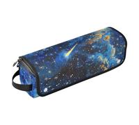 Hot Hair Tools Travel Bag with Heat Resistant Mat Removable Hair Styling Accessories Organizer for Flat Irons, Straighteners, Curling Irons, The Starry Sky A Shooting Star Passing by Travel