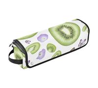 Hot Hair Tools Travel Bag with Heat Resistant Pad Curling Iron Travel Holder Storage Bag for Curling Iron Straightener Flat Hair Dryer, Fresh Kiwi Fruit White