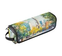 Hot Hair Tools Travel Bag with Heat Resistant Pad Heating Tools Travel Bag Organizer for Curling Iron Straightener Flat Hair Dryer, Space Needle