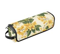 Hot Hair Tools Travel Bag with Iron Mat Large Capacity Hair Straighteners Organizer for Flat Irons, Straighteners, Curling Irons, Thailand Golden Shower Tree Beauty Flowers