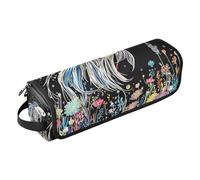 Hot Hair Tools Travel Bag with Iron Mat Large Capacity Hair Tool Organizer for Flat Irons, Straighteners, Curling Irons, Cute Siamese Fighting Fish