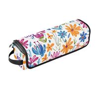 Hot Hair Tools Travel Bag with Iron Mat Waterproof Flat Curling Irong Travel Organizer for Hot Tools Curling Iron Flat Irons Hair Volumizer Styler, White Background with The Letters Have A
