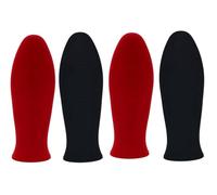 Hot Handle Holder,4PCS Silicone Hot Handle Holder Potholder Pan Handle Cover for Cast Iron Skillets Rubber Pot Handle Sleeve