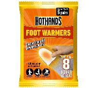 HOT HANDS FOOT WARMERS - VALUE PACK / X 5 PAIRS