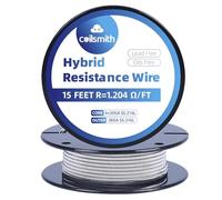 Hot Heating Wire - Versatile 15ft Resistance Wire for Kilns, Pottery, and Forging. Highly Resistant, Hybrid Core, Ideal for Prebuilt Coils and Fused Clapton Wire Creations.Wire 316L 30x4+38ga