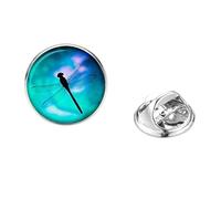 Hot Insect Dragonfly Pins Badge Blue Dragonfly Flower Retro Photo Punk Glass Crystal Brooch Women Suit Dress Decorative Pin
