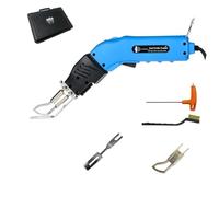 Hot knife Fabric Cutter, Electric Hot Knife Cutting Tool for Rope 80W Air Cooled Fabric Rope Cutter, Nylon Fabric, Cable, Canvas, Plastic Pipe, Clothing, Banners, Webbing (80w Air Cooled)