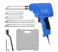 Hot Knife Foam Cutter,Electric Fabric Cutters,Polystyrene Cutting Tool with 4 Blades,Portable Rope Cutter for Sponge,Cutting Belt,Webbing,Rubber,Cloth,EPP, EPS, KT Board