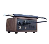 Hot Leather Edge Creaser Machine, Electric Leather Heat Edge Creaser Machine, with 5 hot Heads and 10 Temperature Control, Suitable for Leatherworking Projects Like Bags, Belts(Signle)