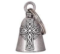 Hot Leathers BEA1053 Silver Celtic Cross Guardian Bell