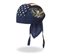 Hot Leathers HWH1059 Keep and Bear Arms Head Wrap (Blue)
