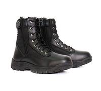 Hot Leathers Men's Premium Leather Motorcycle Boots BTM Collection, Btm1012 Black, 11 Wide