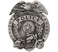 Hot Leathers Police Badge Pin by Hot Leathers