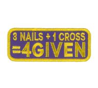 Hot Leathers Sew or Iron On Embroidered | 4 Given Patch for Denim, Leather Jacket and Vest | PPW1081-4W x 2H