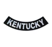 Hot Leathers Sew or Iron On Embroidered | Kentucky Bottom Rocker Patch 4 Denim Leather Jacket & Vest | PPM5033-12W x 3H