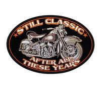 Hot Leathers Sew or Iron On Embroidered | Oval Bike Patch for Denim, Leather Jacket and Vest | PPA5120-5W x 3H