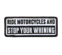 Hot Leathers Sew or Iron On Embroidered | Ride Motorcycles Whining Patch 4 Denim Leather Jacket & Vest | PPL9792-4W x 2H