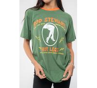 Hot Legs Ringer T Shirt Rod Stewart Green S
