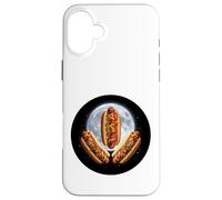 Hot Loaded Dog under the terrestrial moon for taco lovers Case for iPhone 16 Plus