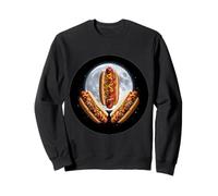 Hot Loaded Dog under the terrestrial moon for taco lovers Sweatshirt