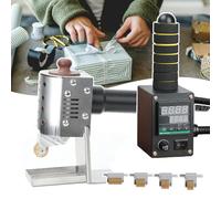 Hot Melt Adhesive Dispenser, Compatible with 50ml or 150ml Glue Barrels, Professional Push-type Heating Machine, Adjustable Temperature (150ml)