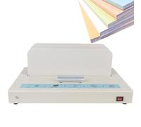 Hot Melt Binding Machine Electric, A3/A4/A5/A6 Thermal Heat Binder, 50mm Binding Thickness, 3 Gears Temperature Control, Automatic Clamping for Document