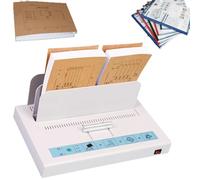 Hot melt Binding Machine Electric Hot Melt Binding Machine, Document Heat Binder with PTC Heating for Universal Binding Thickness 1-50MM, A3/A4/A5 Compatible for Contracts and Tenders