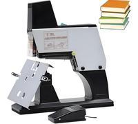 Hot melt Binding Machine Electric Stapler Binding Machine for Heavy-Duty Flat and Saddle Stapling, Rapid Auto Operation for Office and Document Binding