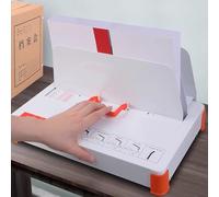 Hot melt Binding Machine Hot Glue Binding Machine, Efficient Hot Melt Binder for 500 Sheets, Up to 5cm Binding Thickness, Smart Calibration for Books and Contracts