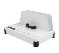 Hot melt Binding Machine Office Accessories,Hot Glue Binding Machine, Thermal Binding Machine for A4, 50MM Binding Thickness, 3 Binding Methods, 3 Levels of Binding Time Adjustment, PTC Heat