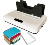 Hot Melt Binding Machine, Thermal Book Binding Machine with Cooling Tank, Binding Thickness 60 Mm, 3-Levels Adjustable (60/120/180 S), for Photo Album, Documents, Reports