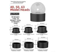 Hot Melt Die Head for Plastic Welding Machines - Non-Stick Black Gold Coated, Anti-Clogging, Thickened Aluminum, 3-Pack(B)