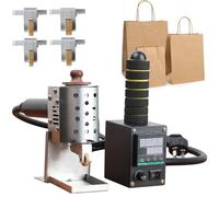 Hot Melt Glue Dispenser, 50ML/150ML Commercial Glue Roller Machine with Digital Display, Heating Range 45-350℃, Ideal for Crafts, Bonding, and Leather Projects
